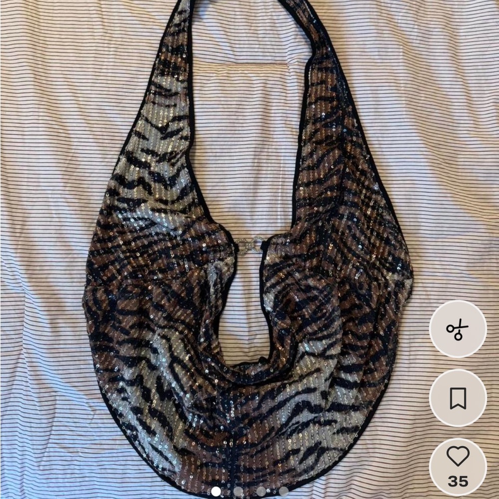 Animal Print Halter Top